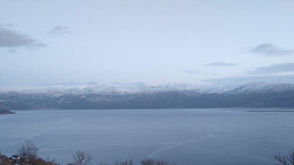 Kvam i Vestland - Ut fjorden (Foto: Vidar Eik)