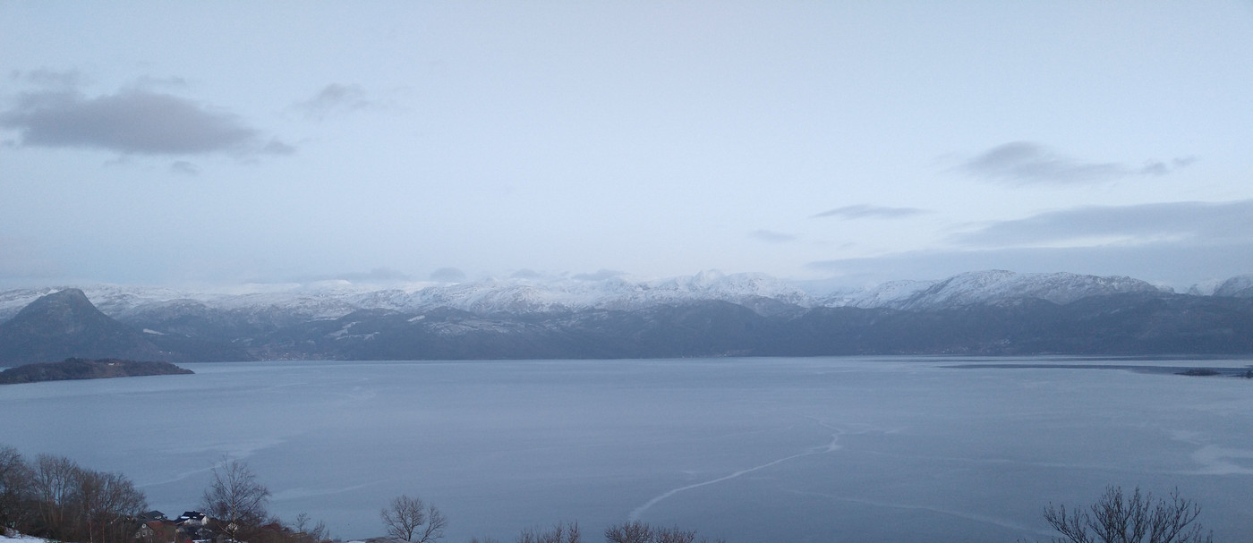 Kvam i Vestland - Ut fjorden (Foto: Vidar Eik)