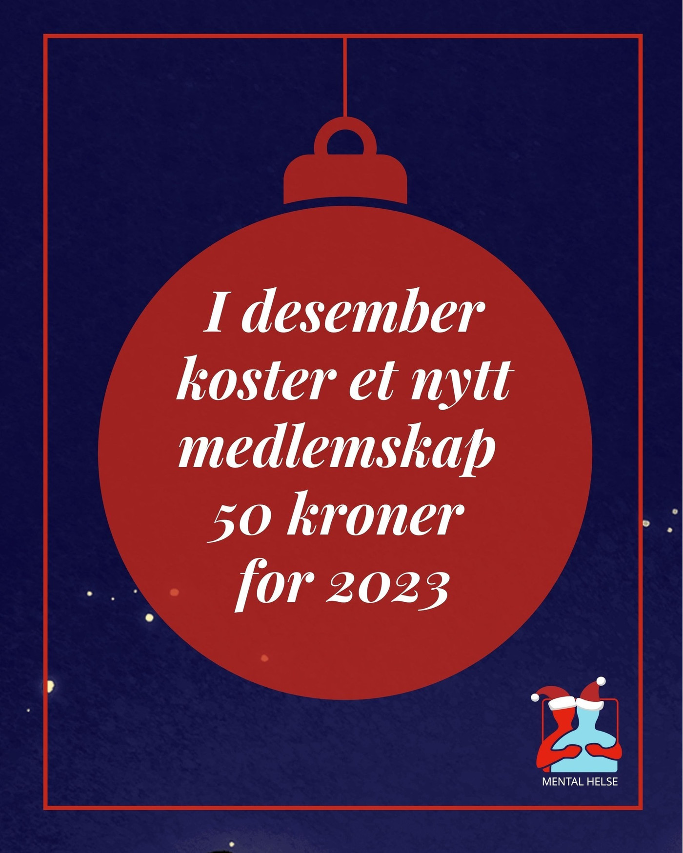 Tilbod for å bli medlem for 2023 .