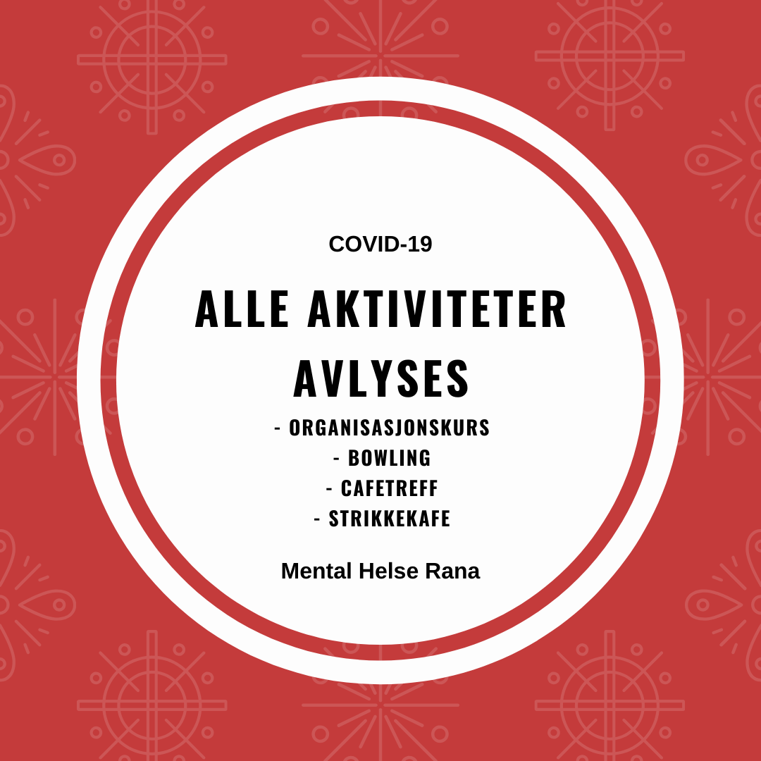 Alle aktiviteter avlyses