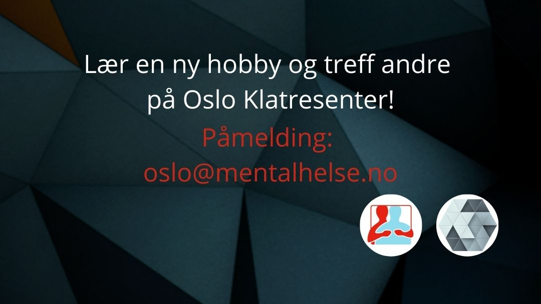 Lær en ny hobby og treff andre på Oslo Klatresenter! Påmelding: oslo@mentalhelse.no