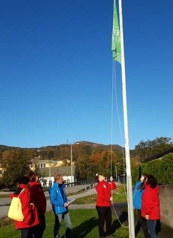 Flaggheising ved Sykkylven Kulturhus