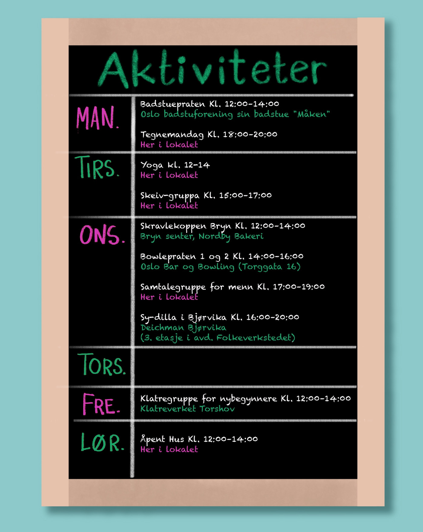 Aktiviteter